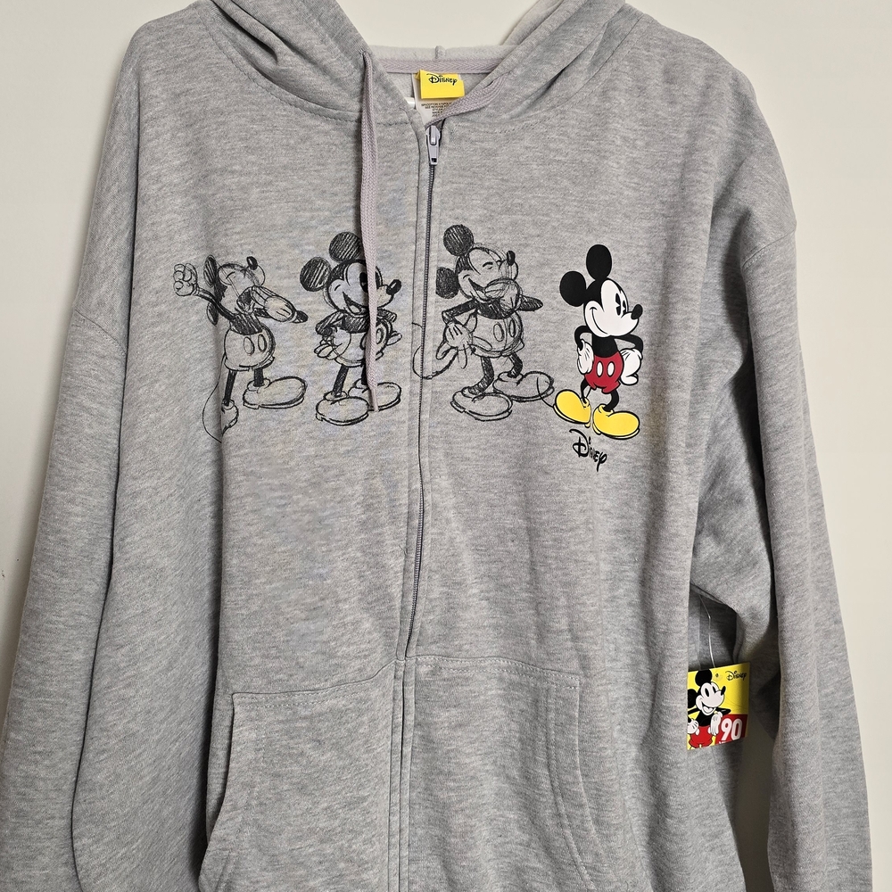Disney Gray Mickey Mouse Hoodie